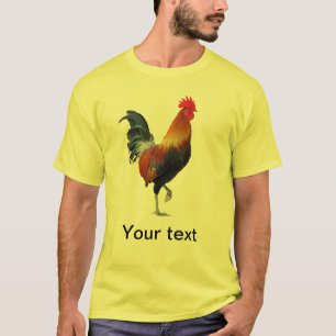 T-Shirt Colorida Strutting Rooster