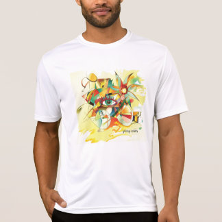 T-shirt colorido das mudanças