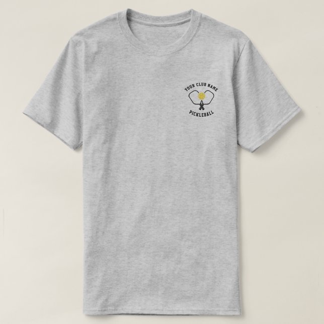 T-Shirt Colorido Leve do Clube Personalizado (Frente do Design)