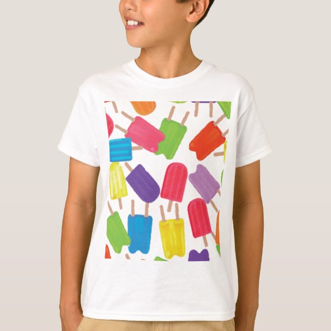 T-shirt Colorido Popsicles! (Frente)
