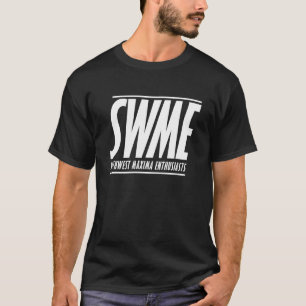 T-shirt colorido simplista de SWME