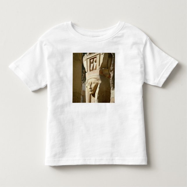 T-shirt coluna Hathor-dirigida, da capela de (Frente)