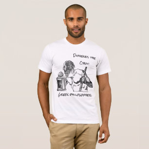 T-shirt com a imagem do filósofo Diogenes