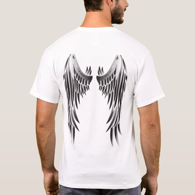 T-Shirt com asas de sorte (Verso)