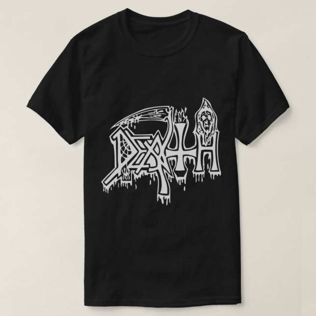 T-Shirt com Banda de metal (Frente do Design)