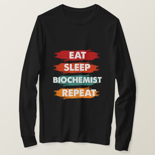 T-Shirt com biochimiste engraçado (Frente do Design)