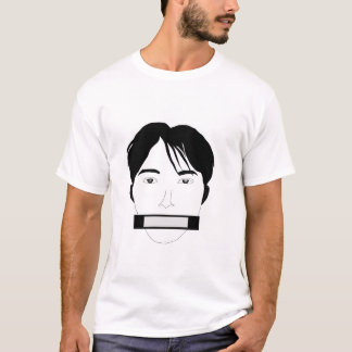 T-SHIRT COM BOCA SILENCIOSA