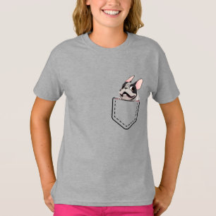 T-Shirt com Bulldog Francês Animado
