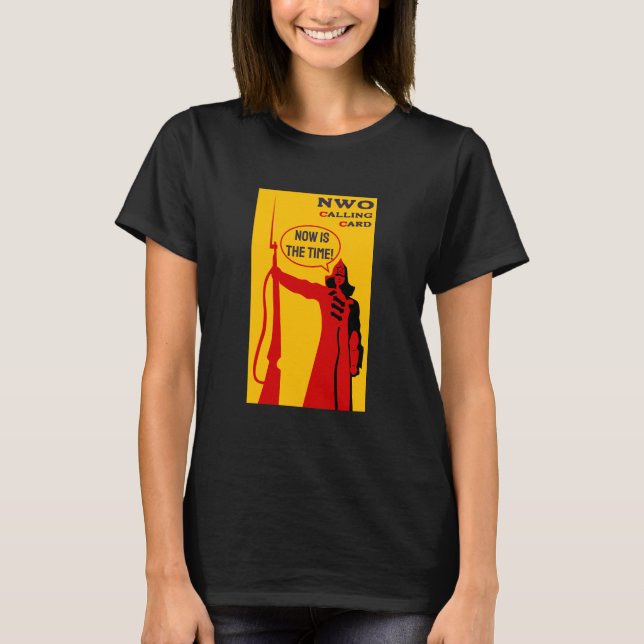 T-Shirt com Cartão de Chamada (escuro) (Frente)