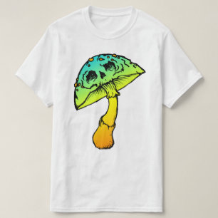 T-Shirt com casca de cogumelo