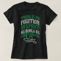 T-Shirt com citação de Almejador de Hóquei em Gelo