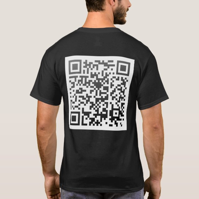 T-shirt com código de Qr (Verso)