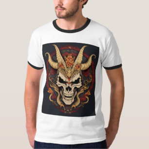 T-Shirt com Colagem de Metal Mortal - Occulto Esno