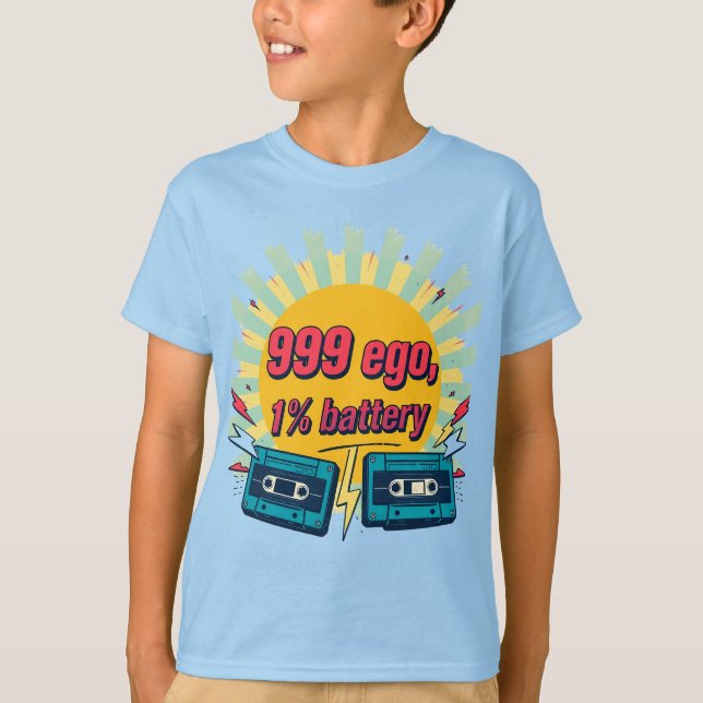 T-Shirt com Cotação de Buffer Espiritual Retroativ (Frente)