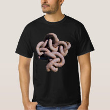 T-Shirt com Design de cadeia metálica