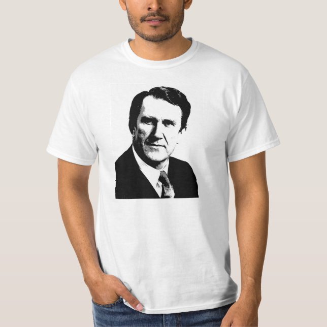 T-shirt com design de Malcolm Fraser (Frente)