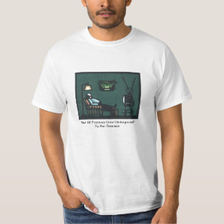 T-shirt com design do viciado em televisão