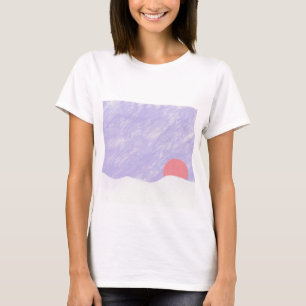 T-shirt com Design sunset