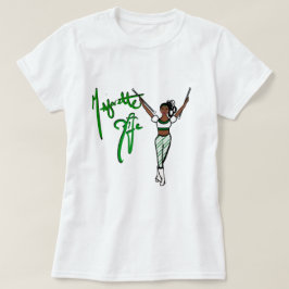 T-Shirt com faixa verde
