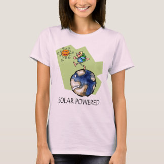 t-shirt com força solar