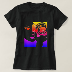 T-Shirt com fotografia colorida