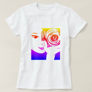 T-Shirt com fotografia colorida