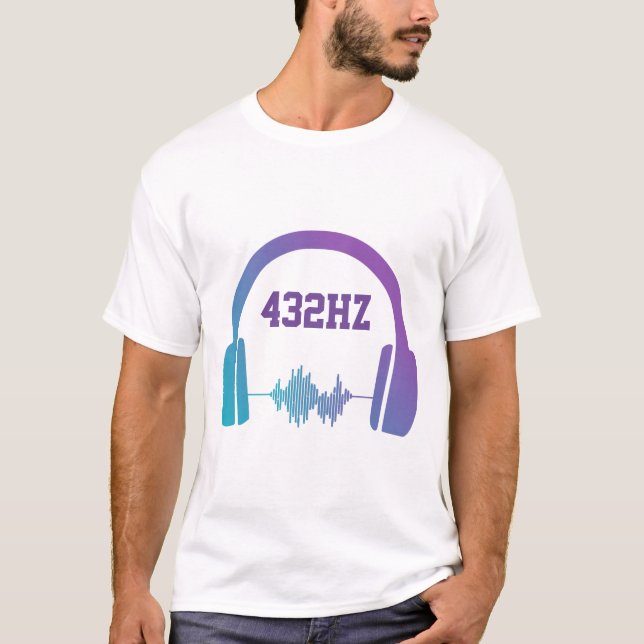 T-Shirt com frequência de cicatrização de 432 hz (Frente)