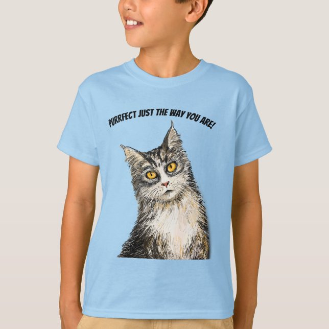 T-Shirt com gato de Furto (Frente)