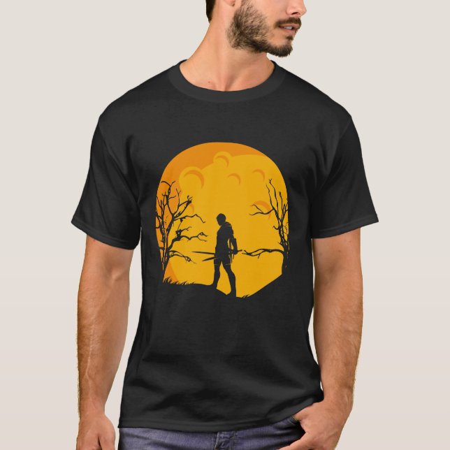 T-Shirt com Gráficos Epic Sword | Arma Fantasy Art (Frente)