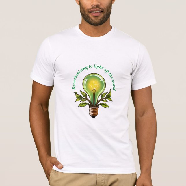 T-Shirt com iluminação de baixo carbono (Frente)