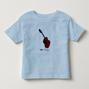 T-shirt com ilustração de uma guitarra elétrica