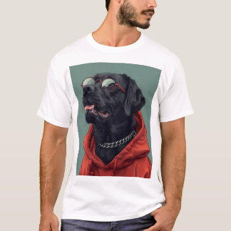 T-Shirt com impressões de animais fungos