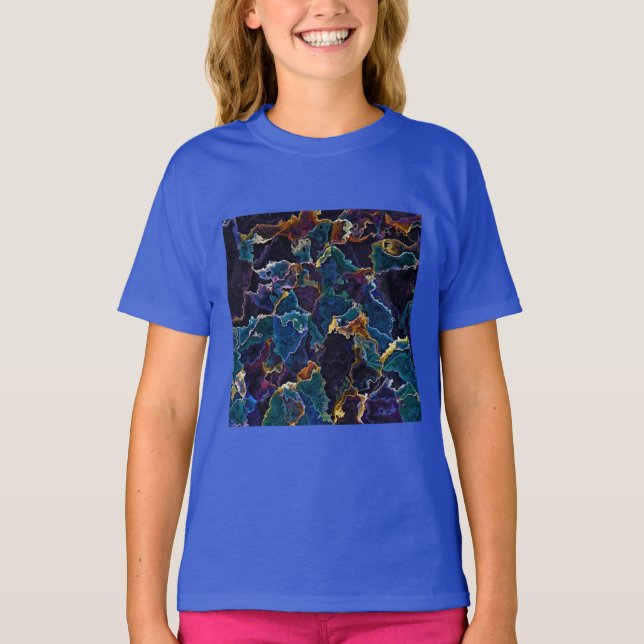 T-Shirt com lambreta de óleo (Frente)