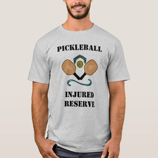 T-Shirt com lesões de picleball (Frente)