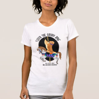 T-shirt com logotipo feminino