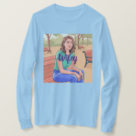 T-Shirt Com Longa Distância