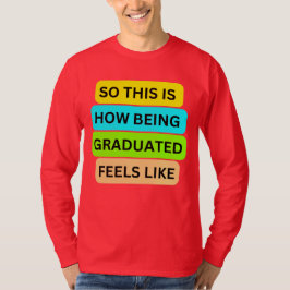 T-Shirt com manga vermelha SO_NOT_IS_HOW_BEING_GRA