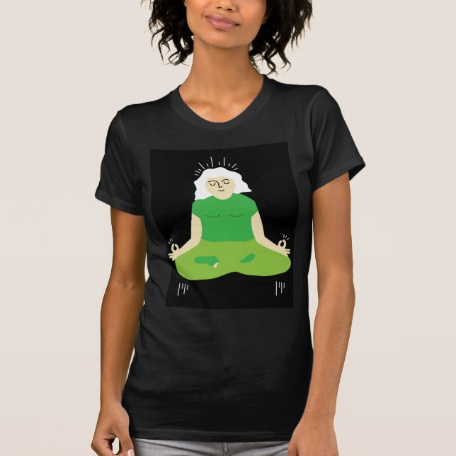 T-Shirt com meditação transcendental (Frente)