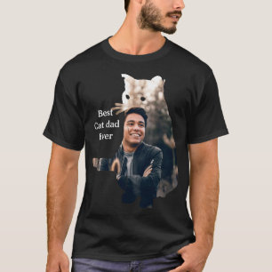 T-Shirt com modelo de foto de gato fofo moderno