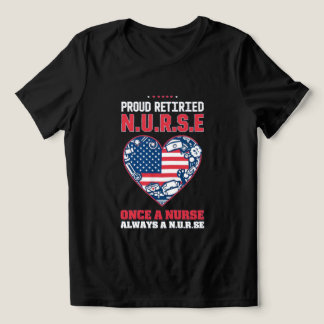 T-Shirt com Orgulho de Enfermeira Aposentado