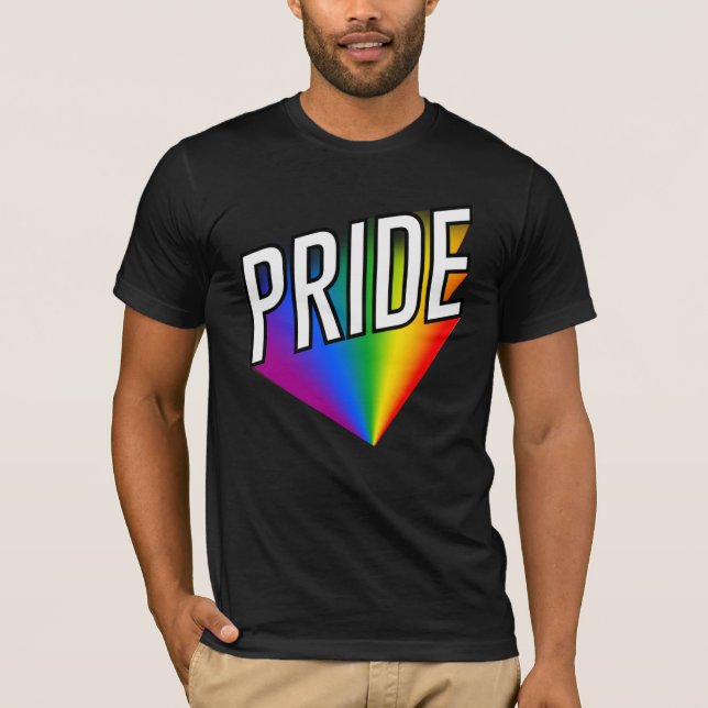 T-Shirt com Orgulho gay tradicional (Frente)