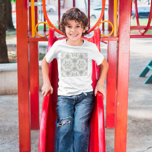 T-Shirt com Padrão Geométrico