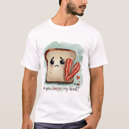 T-Shirt com pão triste