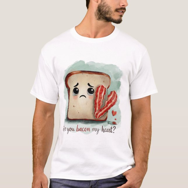T-Shirt com pão triste (Frente)