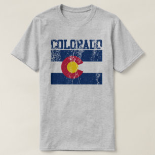 T-Shirt com pavilhão do Estado do Colorado (Em jej