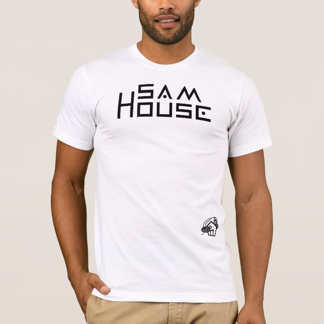 T-Shirt com pescoço-V Bella Canvas Fine Jersey (Frente)