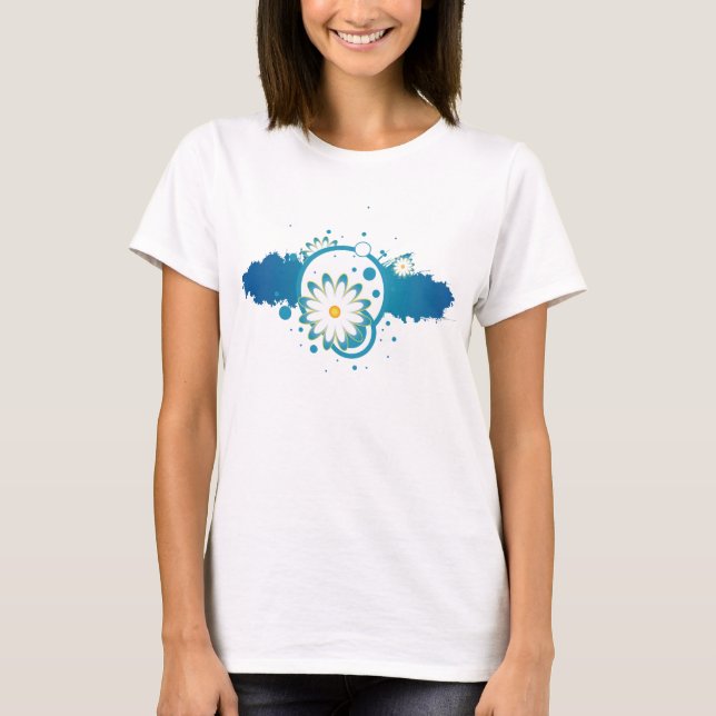 T-Shirt com Pintor Azul (Frente)