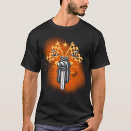 T-Shirt com Pintor de Pintor Verificado da Motocic