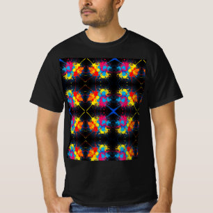T-Shirt com pintura escura de valor masculino