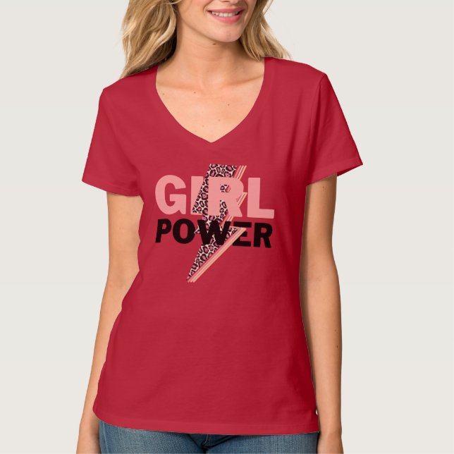 T-Shirt com poder feminino (Frente)